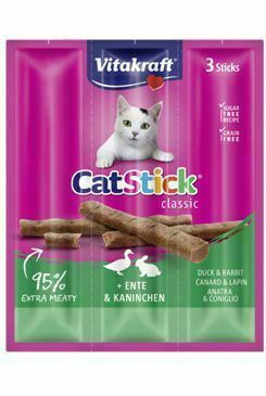 Vitakraft Cat Pochoutka Stick Mini Rabb. Duck. 3x6g porovnat ceny