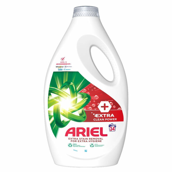 ARIEL +Extra Clean Power Tekutý prací gel 34 praní porovnat ceny