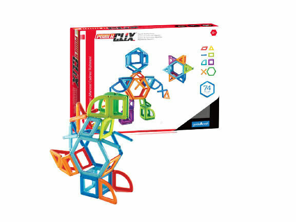 GuideCraft Magnetická stavebnice PowerClix® Frames set 74ks porovnat ceny
