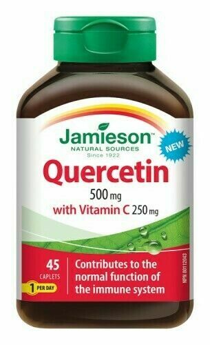 Jamieson  Kvercetin 500 mg s vitamínem C 250 mg 45 tablet porovnat ceny