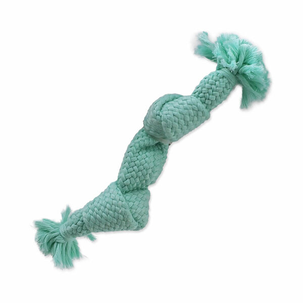 Dog Fantasy Hračka uzel pískací modrý 2 knoty 22 cm porovnat ceny