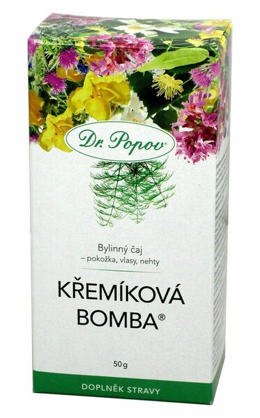 Čaj Křemíková bomba Dr.Popov 50g sypaný MEKKA porovnat ceny