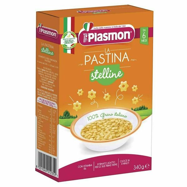 Plasmon Těstoviny pšeničné Stelline hvězdičky 6m+ 340g porovnat ceny