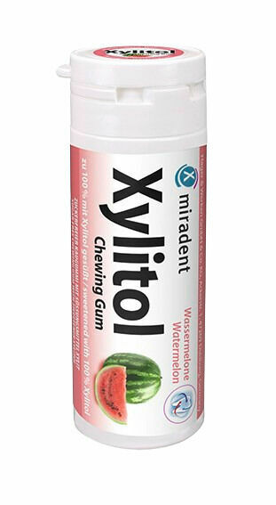 MIRADENT Xylitol žvýkačky meloun 30 ks porovnání ceny