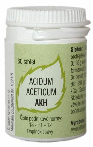 AKH Acidum Aceticum 60 tablet porovnat ceny