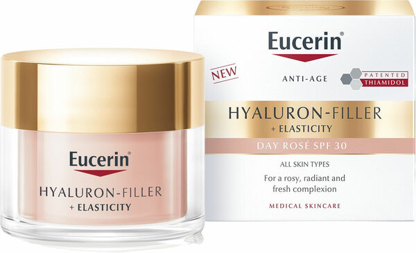 Eucerin Hyaluron-Filler + Elasticity denní krém Rosé SPF30, 50 ml porovnat ceny