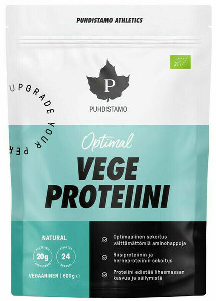 Puhdistamo Optimal Vegan Protein BIO natural 600g porovnat ceny