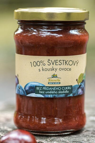Kvasnička 100% švestkový s kousky ovoce 275g porovnat ceny