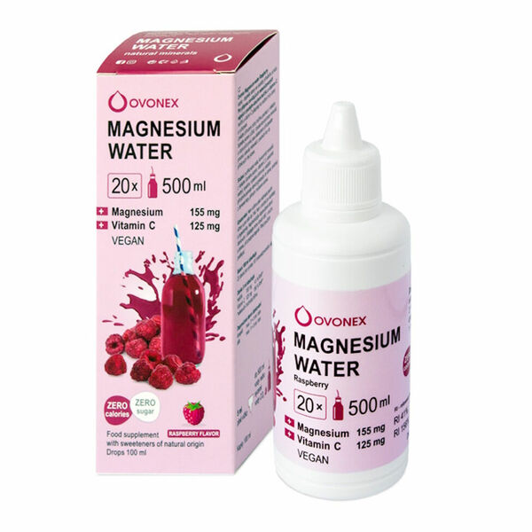 OVONEX Magnesium water raspberry 100 ml porovnat ceny