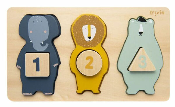 Trixie Dřevěné vkládací puzzle 7ks porovnat ceny