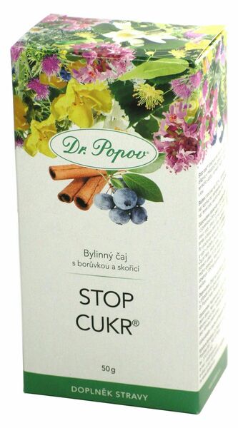 Dr. Popov Stop cukr sypaný čaj 50 g porovnat ceny