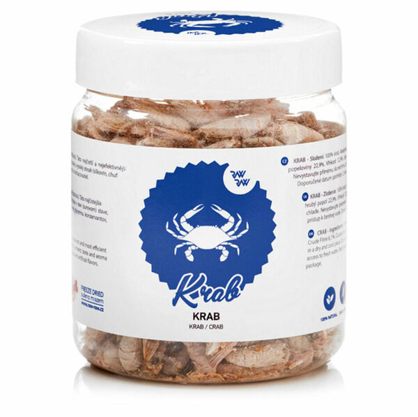 RAW RAW Pochoutka mrazem sušený krab 60 g porovnat ceny
