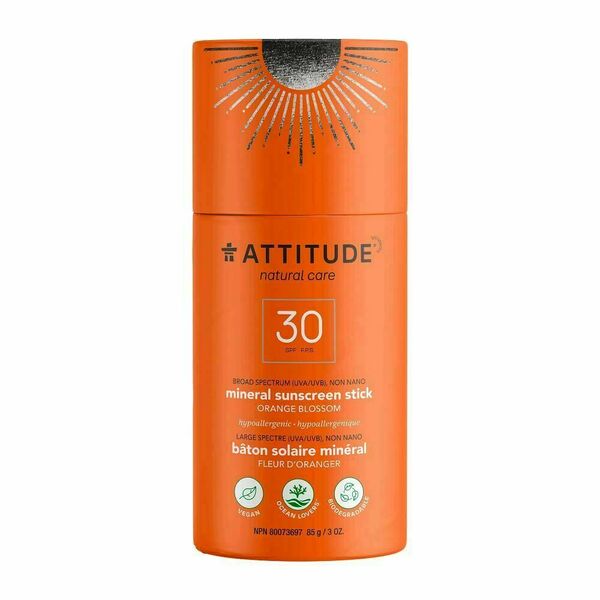 ATTITUDE 100% minerální ochranná tyčinka na celé tělo Orange Blossom SPF30 85 g porovnat ceny