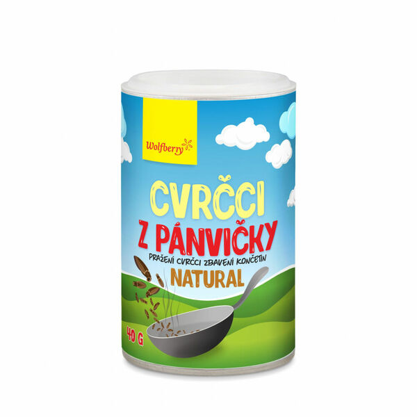 WOLFBERRY Cvrčci z pánvičky natural 40 g porovnat ceny