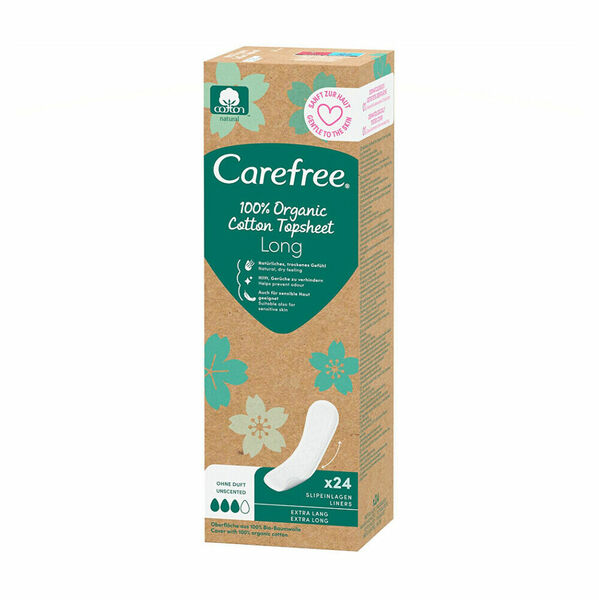 CAREFREE Slipové vložky Organic Cotton Long Varianta 24 ks porovnat ceny