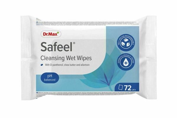 Dr.Max Safeel Cleansing Wet Wipes 72 ks porovnat ceny