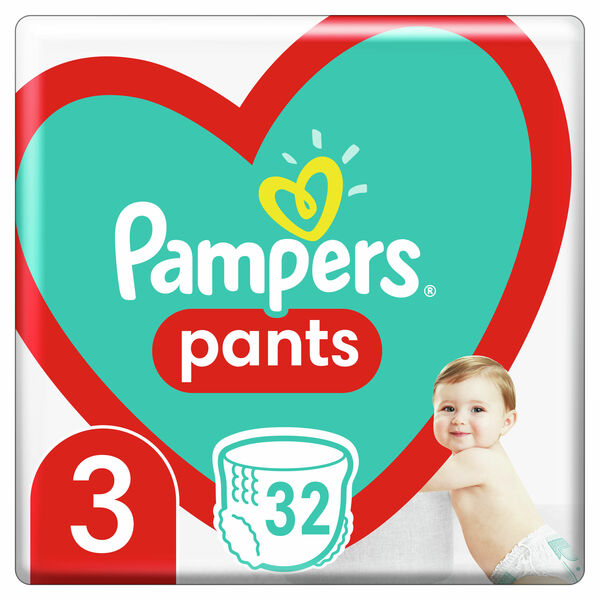 Pampers Plenkové Kalhotky Pants velikost 3 32ks porovnat ceny