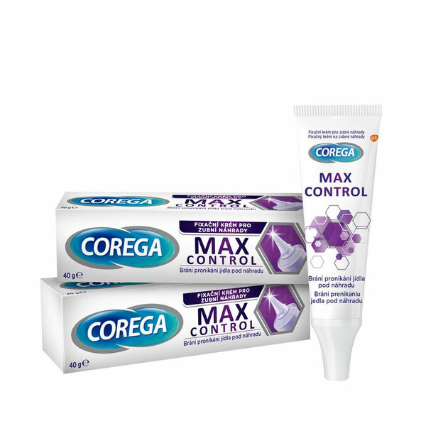 COREGA Max Control fixační krém 2 kusy 40 g porovnat ceny