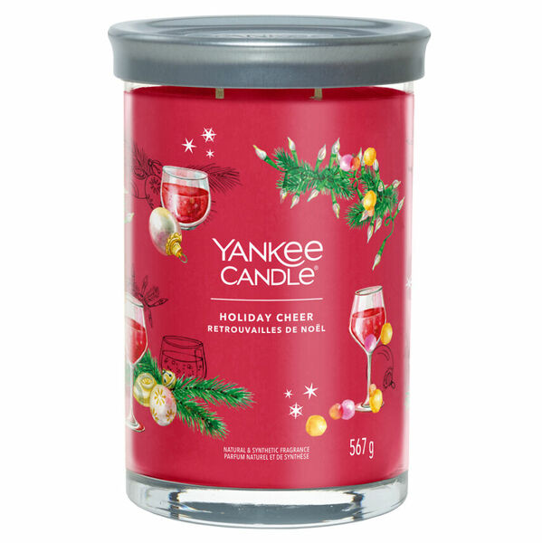 YANKEE CANDLE Signature Tumbler velký Holiday Cheer 567 g porovnat ceny