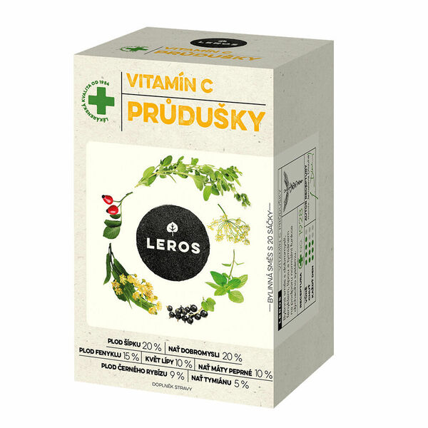 LEROS Vitamin C průdušky 20 sáčků porovnat ceny
