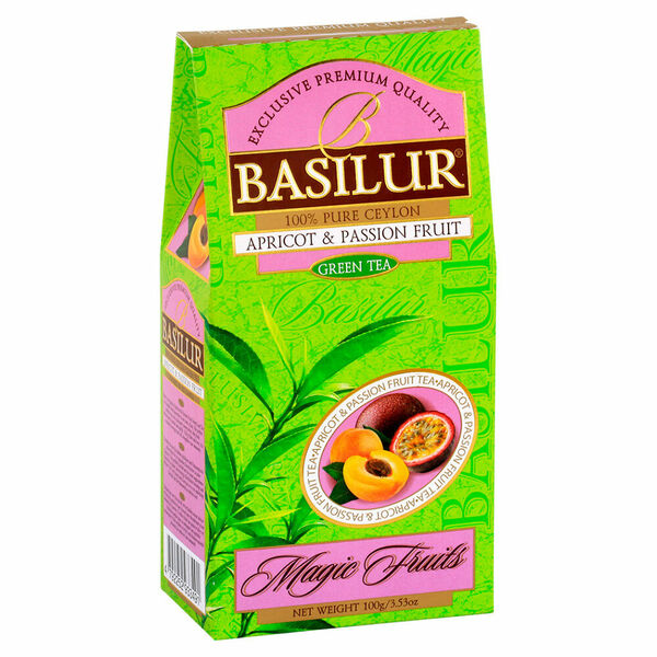 BASILUR Magic green tea Apricot & Passion fruit sypaný čaj 100 g porovnat ceny