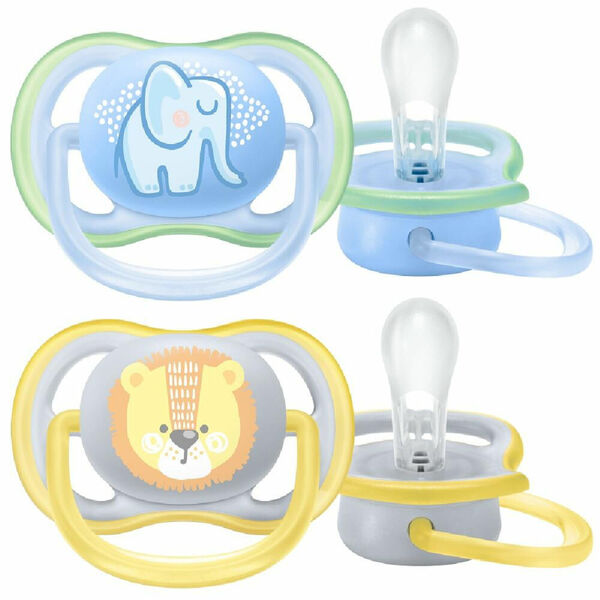 PHILIPS AVENT Šidítko Ultra air Pastel 0-6m chlapec 2 ks porovnat ceny