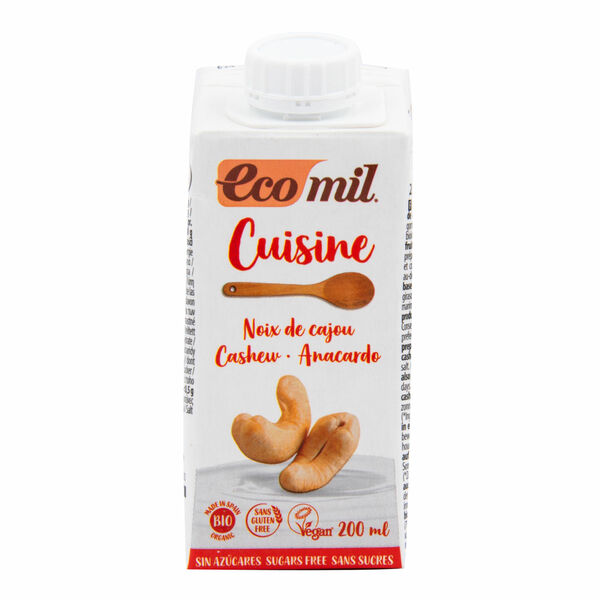 Ecomil Kešu alternativa smetany nature 8 % tuku 200ml porovnat ceny