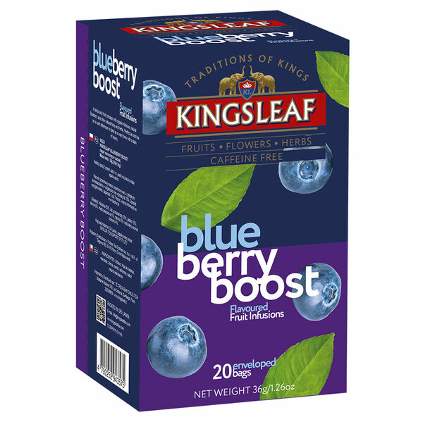 KINGSLEAF Blueberry boost přebal 20 sáčků porovnat ceny