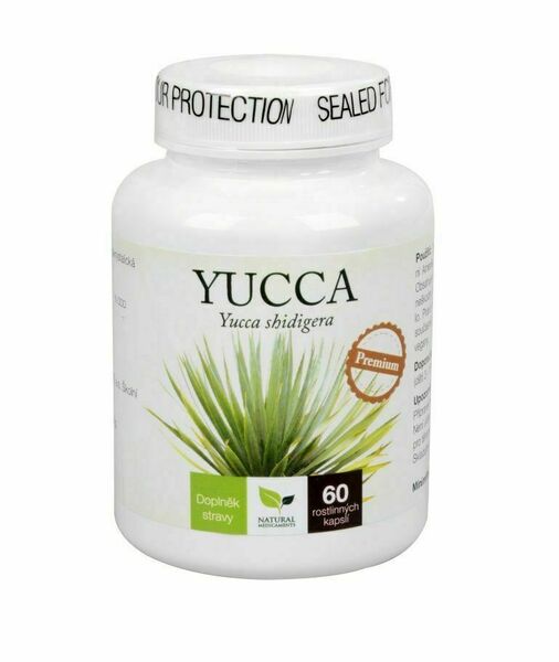 Natural Medicaments Yucca Premium 60 kapslí porovnat ceny