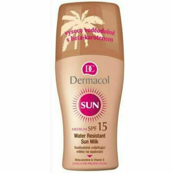 DERMACOL Mléko na opalování SPF 15 sprej 200 ml porovnat ceny