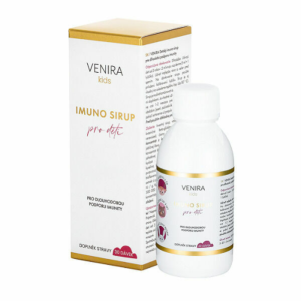 Venira Kids imuno sirup pro děti příchuť lesní plody 150ml porovnat ceny