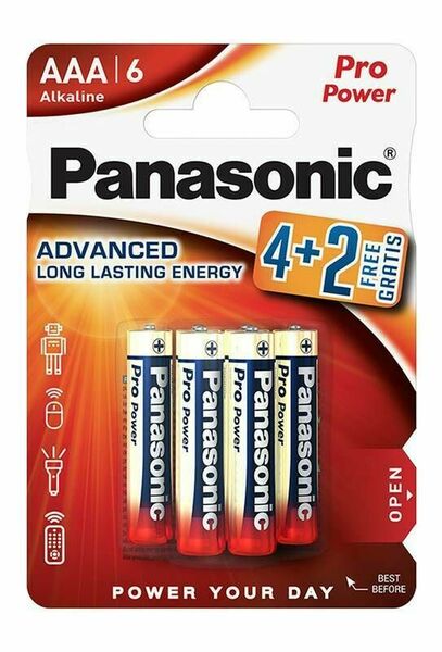 Panasonic LR03PPG/6BP 4+2F Pro Power Gold porovnat ceny