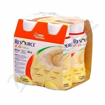 RESOURCE 2.0 FIBRE VANILKOVÁ PŘÍCHUŤ perorální SOL 4X200ML porovnat ceny
