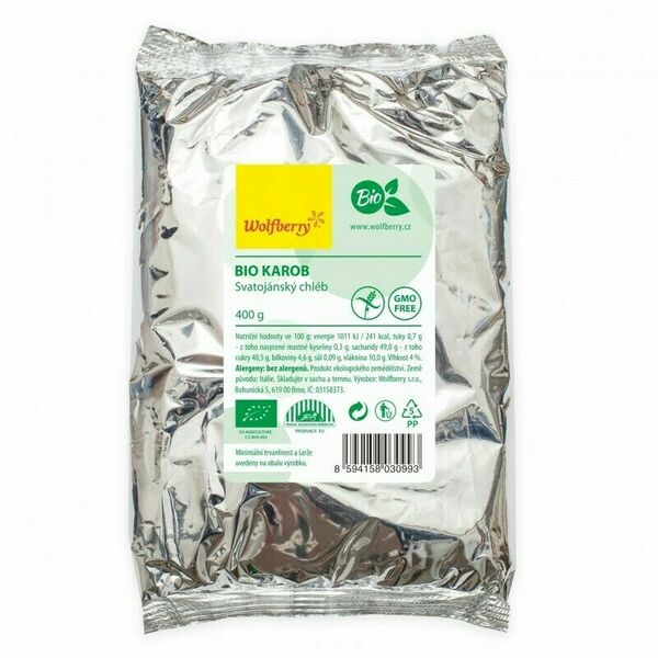 Wolfberry Karob svatojánský chléb BIO 400g porovnat ceny