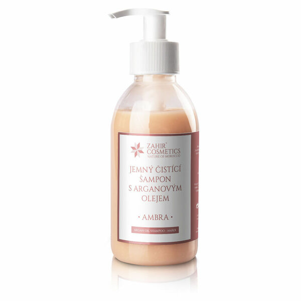 ZAHIR COSMETICS Jemný čisticí arganový šampon AMBRA 200 ml porovnat ceny