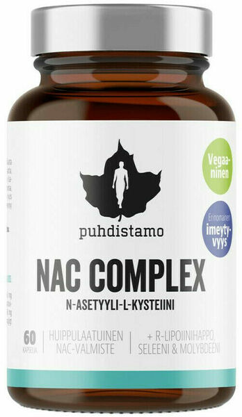 Puhdistamo NAC Complex 60 kapslí porovnat ceny