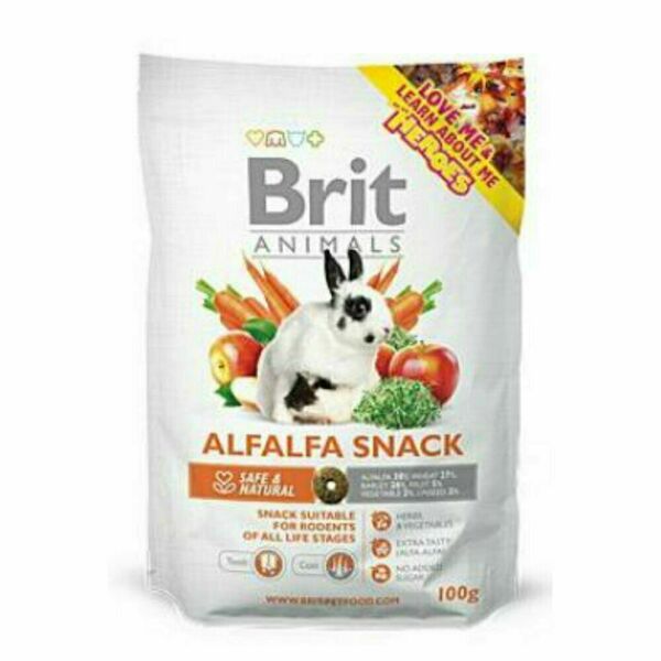 BRIT Animals Alfalfa Snack for Rodents 100 g porovnat ceny