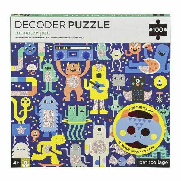 Petitcollage Puzzle příšerky 100ks s 3D brýlemi porovnat ceny