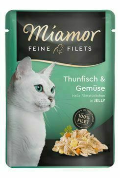 Miamor Cat Filet Kapsa Tuňák Zelenina V želé 100g porovnat ceny