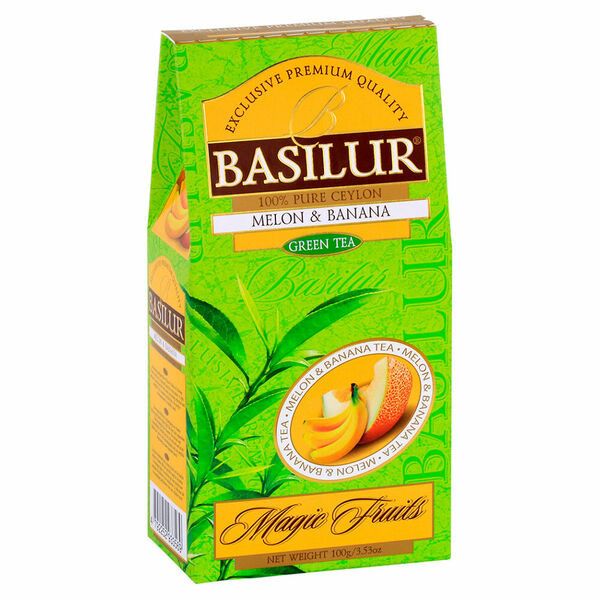 BASILUR Magic green tea Melon & Banana sypaný čaj 100 g porovnat ceny