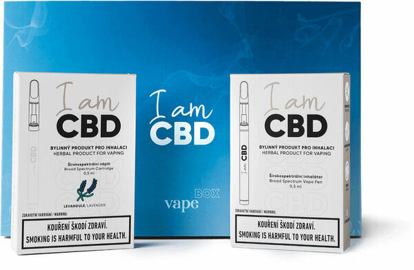 I am CBD Dárkový Vape box - CBD Inhalátor original & náplň levandule porovnat ceny