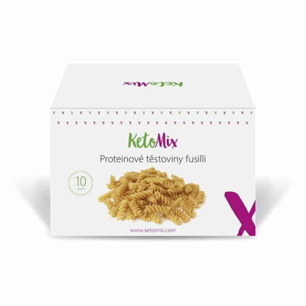 KETOMIX Proteinové těstoviny fusilli 10 x 50 g porovnat ceny