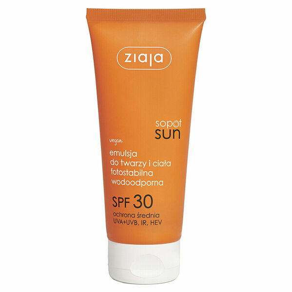 ZIAJA Sun Emulze na opalování na obličej a tělo SPF 30 100 ml porovnat ceny