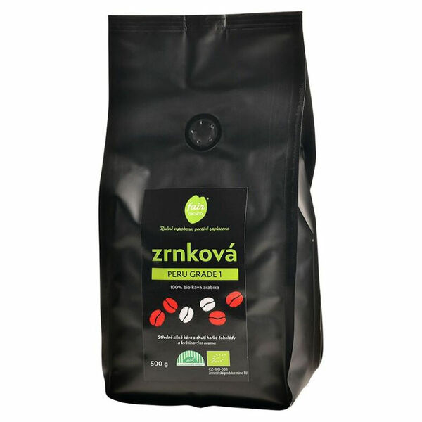 FAIROBCHOD Peru HB MCM zrnková káva BIO 500 g porovnat ceny