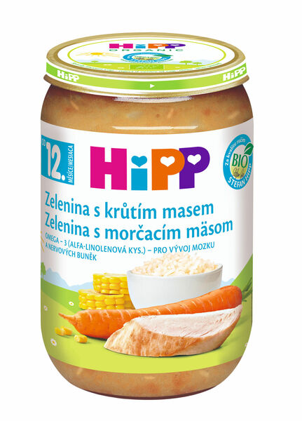 HiPP Dětské menu Zelenina s krůtím masem 220 g porovnat ceny