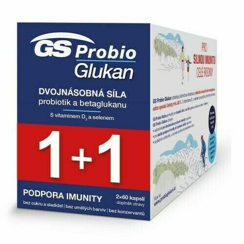 Gs Probio Glukan Cps.60+60 čr/sk porovnat ceny