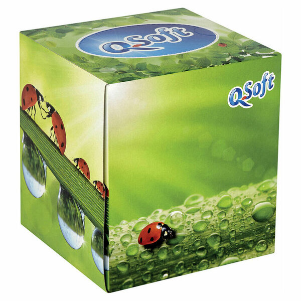 Q SOFT Papírové kapesníky 3-vrstvé Berušky Box 60 ks porovnat ceny