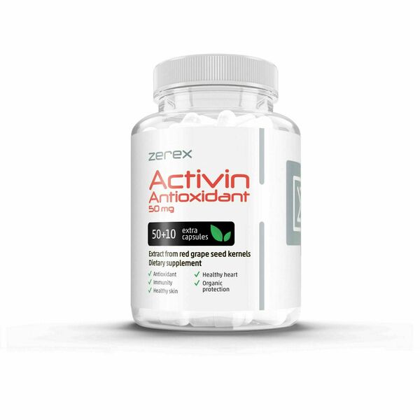 Zerex ActiVin Antioxidant 50 mg 50+10 kapslí porovnat ceny