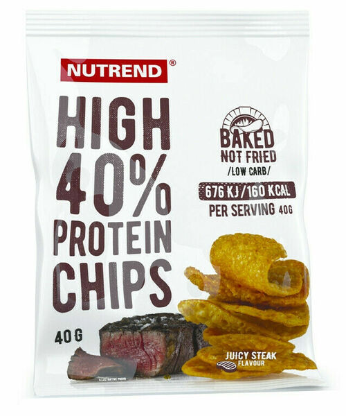 Nutrend High protein chips juicy steak 6x40g porovnat ceny