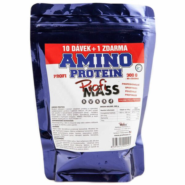 Profimass Profi Amino Protein vanilka 330g porovnat ceny